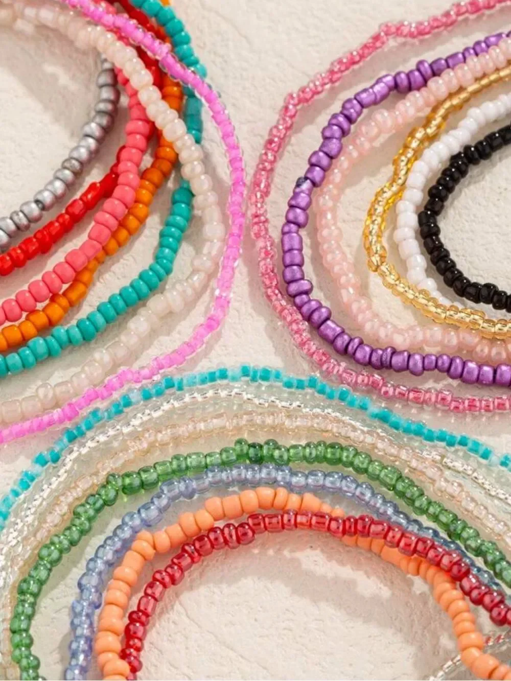 Boho beaded bracelet #2690